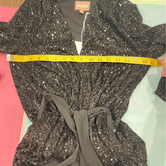 Show Me Your MuMu - Encore Duster  Midnight Glitz Sequins.Size S - Picture 10 of 10